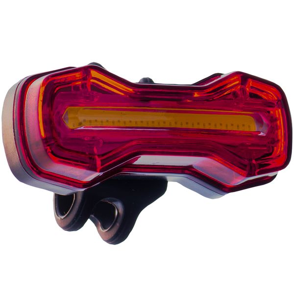 USB Rechargeable Bicycle Light With Both Red and White Lights