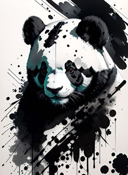Canvas Wall Art - Panda 1