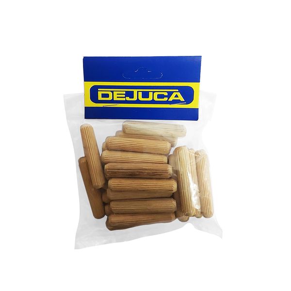 Dejuca - 25 Piece - Fluted Dowel Pins - 10mm x 50mm - 6 Pack