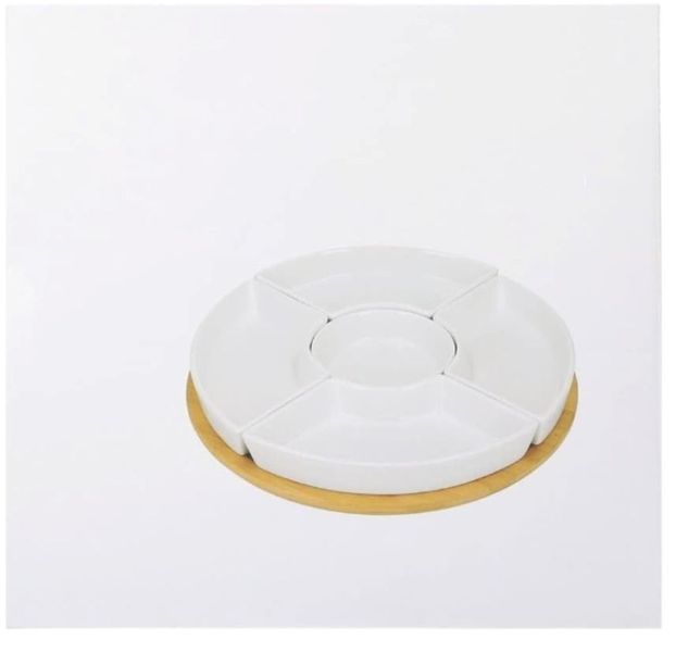 Serving Plate with Bowls