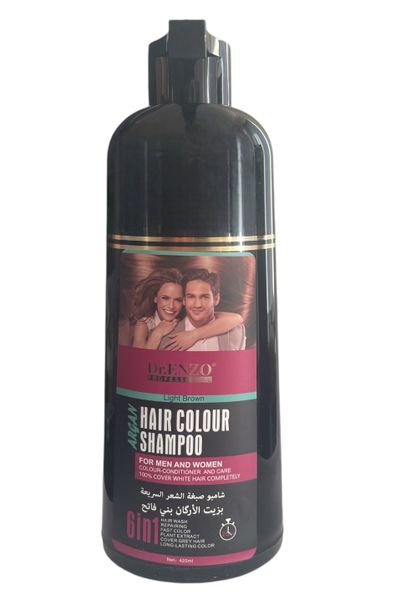 Enzo - Hair Dye Colour Shampoo For Men &amp; Women -420ml