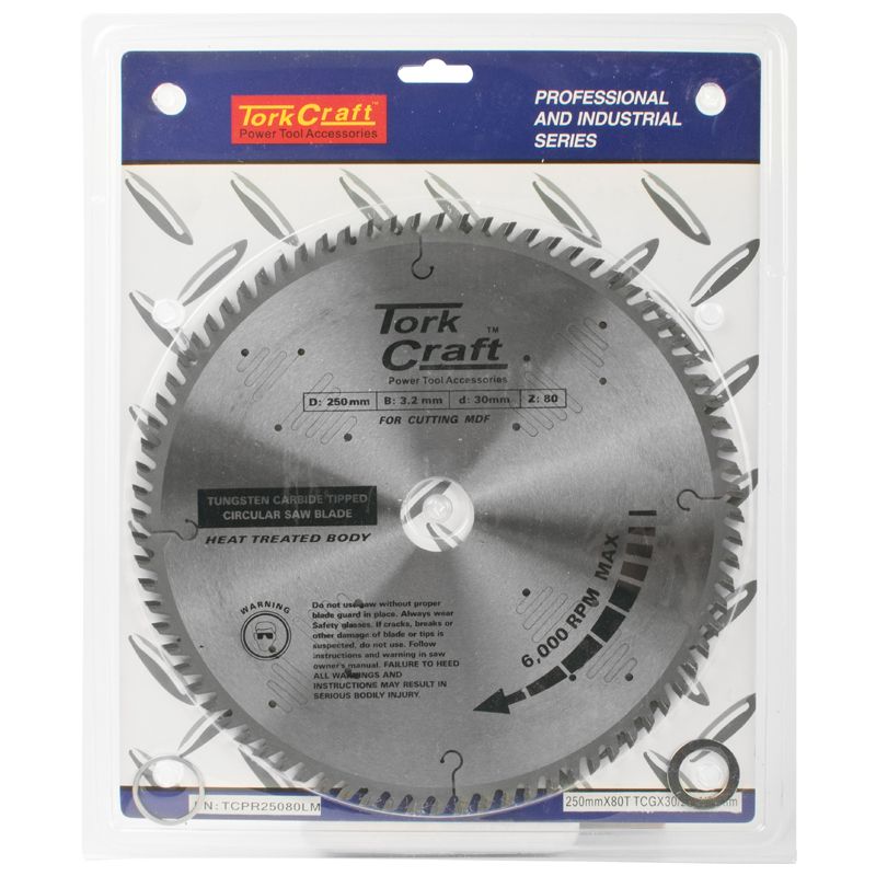 Tork Craft - Blade Tct 250 x 80T 30/1/20 Tcg Positive | Shop Today. Get ...