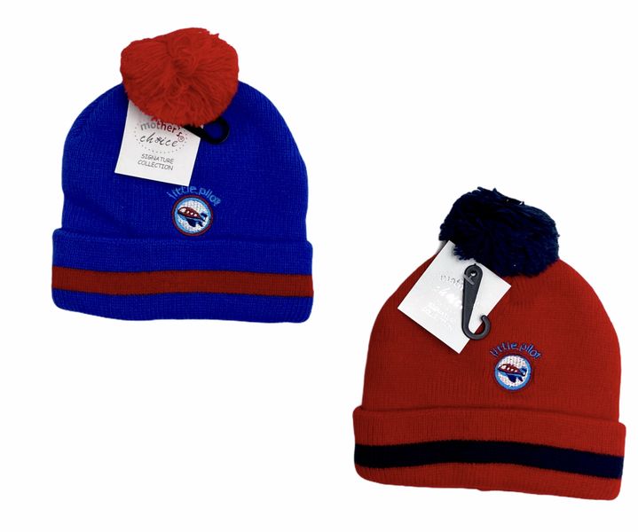 Mothers Choice Baby Beanie Set - Little Pilot