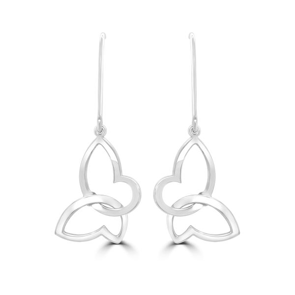 Flutter Butterfly Earrings Set in Silver - Jack Friedman Jewellers