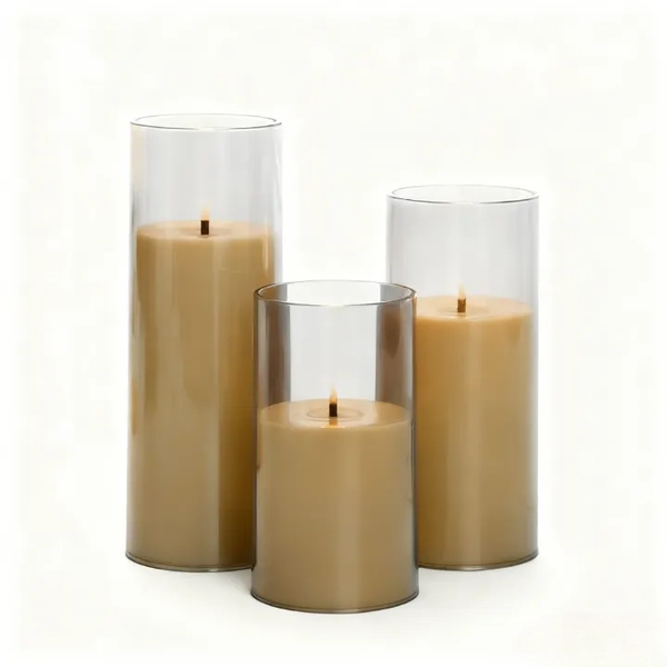 Three-Pack Remote Control Timed Electronic Candles
