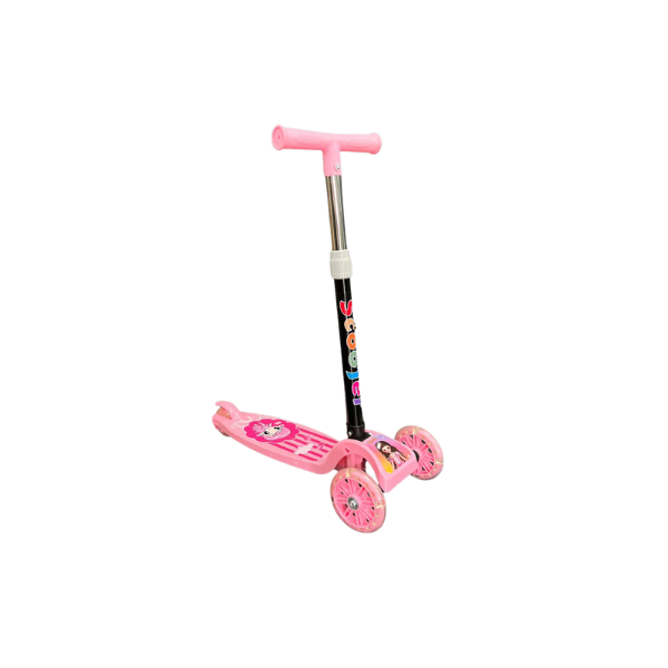 Kids Folding Three Wheel Scooter with LED Light Up Wheels