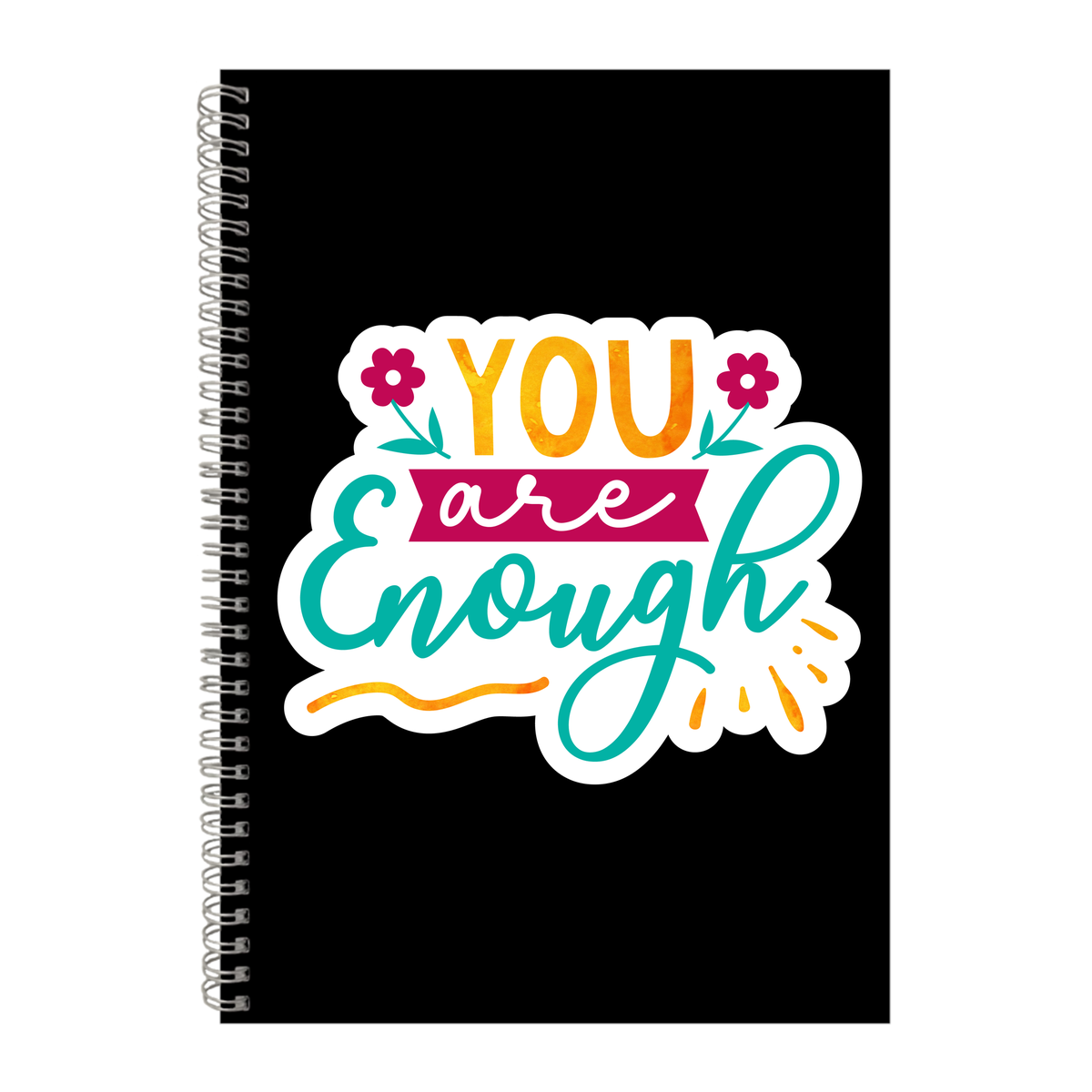 Enough a4 notebook pad trendy positive vibes graphic design present 032