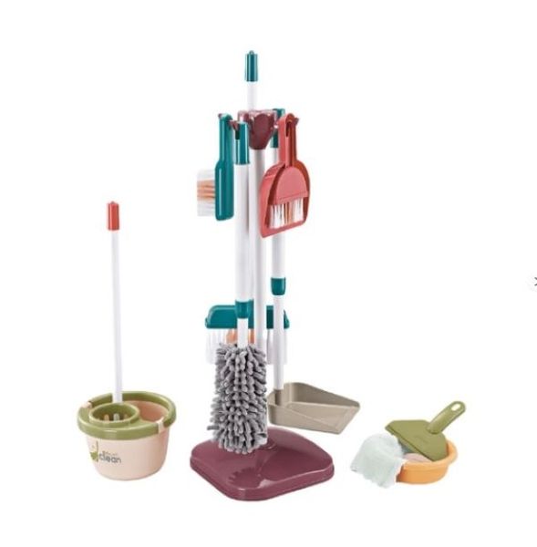 UNIW Housekeeping Kids Pretend Play Cleaning Toy Set - 18 Pieces