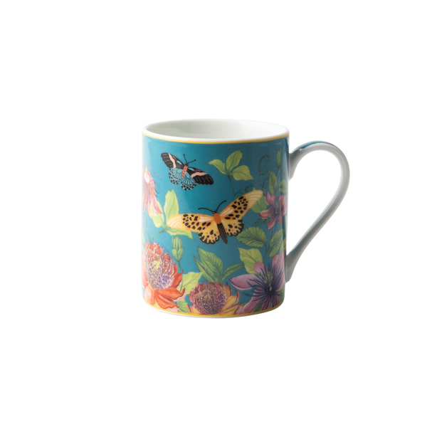 OMADA - Butterfly Blue Coffee Mug Set of 4