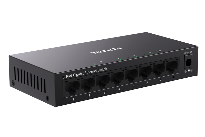Tenda 8 Port Gigabit Ethernet Switch - Full Gigabit Port