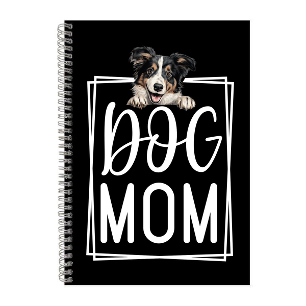 Collie Breed A4 Blank Notebook for Dog Lovers Funny Graphic Present 007