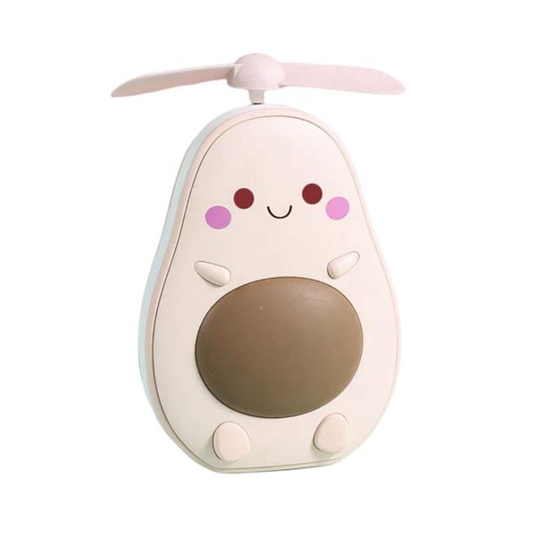 3-in-1 Mini Handheld Compact Mirror with Fan and LED Light