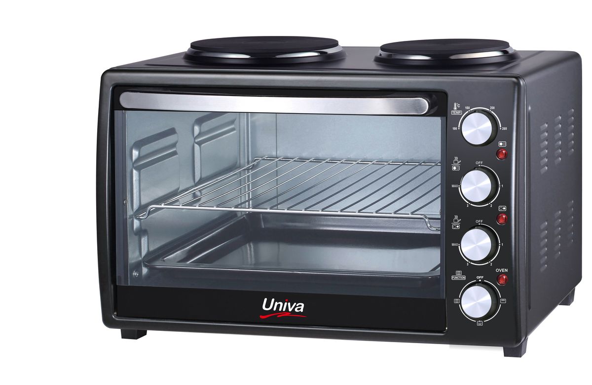 Univa 30L Mini Oven With 2 Solid Plates UMK30B Shop Today Get It 