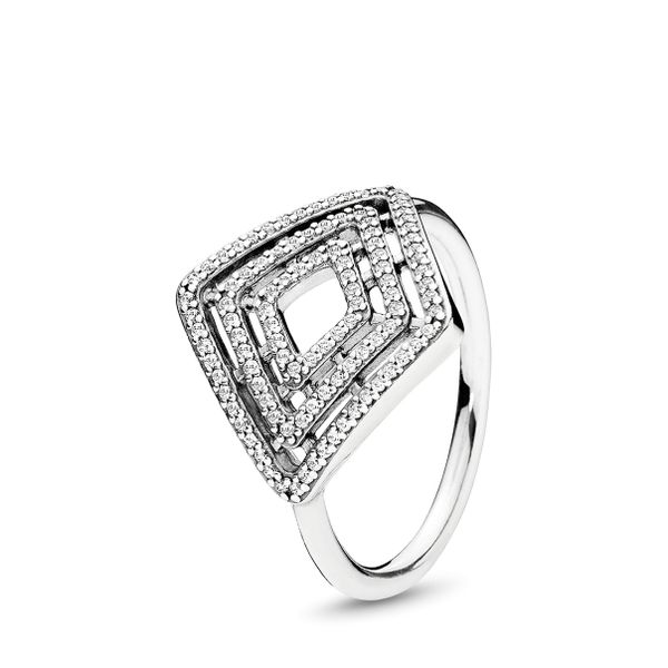 Pandora Geometric Lines Ring