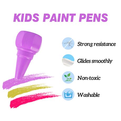 Washable Tempera Paint Sticks 24 Colors