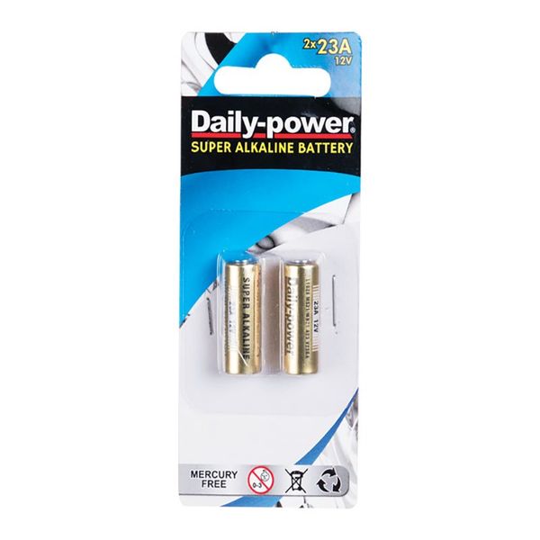 Bulk Pack x 4 Batteries Alkaline 23a (12v) Card-Of-2