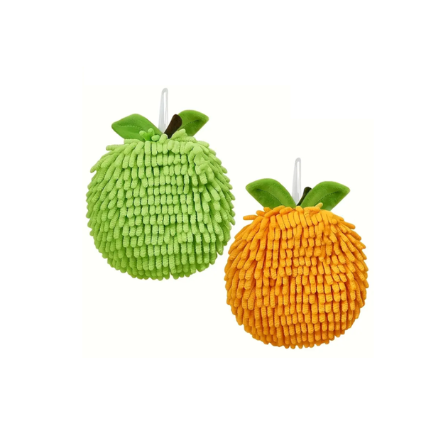 Chenille Hand Towel - Kitchen Bathroom Quick Drying Hand Towel Ball -2Piece