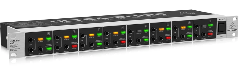 Behringer Ultra-DI Pro DI800v2 8-channel Active Instrument Direct Box