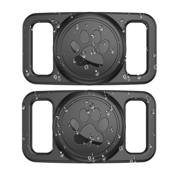 2 Pack Airtag Cats and Dogs Collar Case Compatible with Apple AirTag
