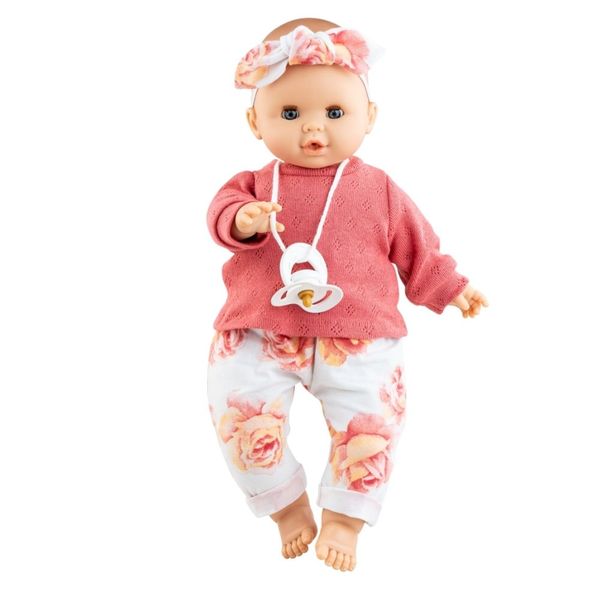 Paola Reina Dolls: Crying Baby Doll with Clothing &amp; Pacifier: Sonia 36cm