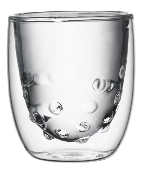QDO Element, Water Double Wall Glass set of 2 (75ml)