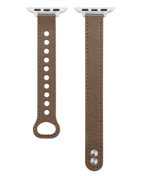 Slim Leather Band Strap Compatible with Apple Watch 38mm / 40mm / 41mm/ 42mm