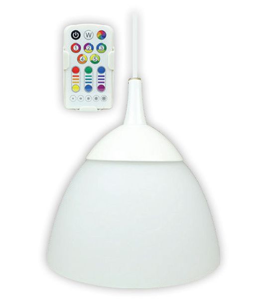 230Vac 6.5W LED Colour Changing /WW Pendant Ø200 X1000mm