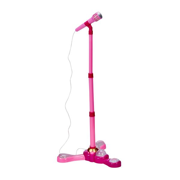 Microphone Stand With Light &amp; Music Pink