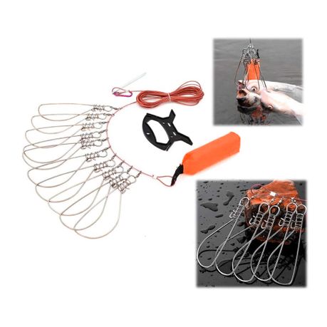Stainless Steel Fishing Stringer Live Fish Lock Big Fish Wire Rope