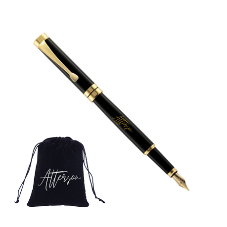 Atterson Elegance: The Luxury Fountain Pen for Discerning Writers + Pouch Image