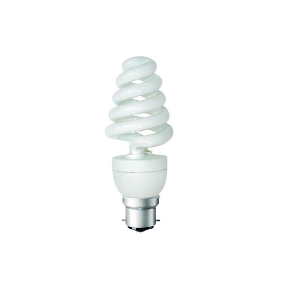 ACDC - 15W Spiral Compact Fluorescent Lamp Warm White B22