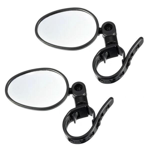 Bike Mirror 360 Degrees Adjustable Safe Rotatable Handlebar For Bike