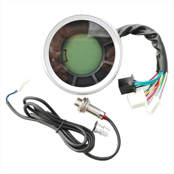 Motorcycle Lcd Instrument Lcd Digital Speedometer Compatible with Universal