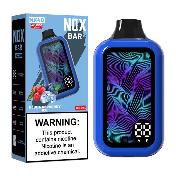 NX 40k Puffs Disposable Blue Raspberry Ice 50mg