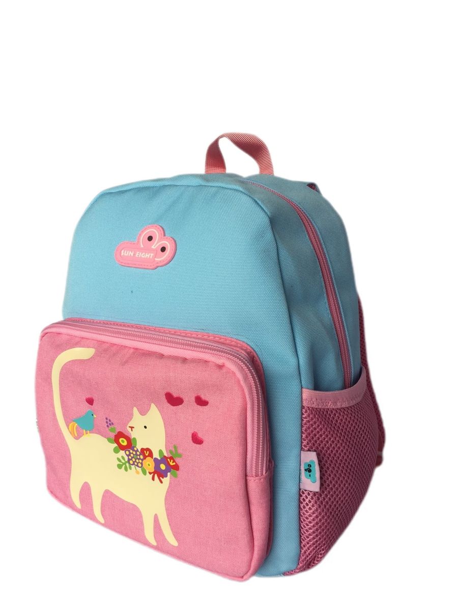 Vivace Soft Canvas Sun Eight Doggy Character Kids Backpack