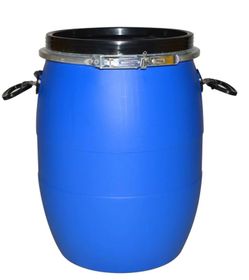 50L Open Top Plastic Drums With Sealed Lid and Clamp | Shop Today. Get ...