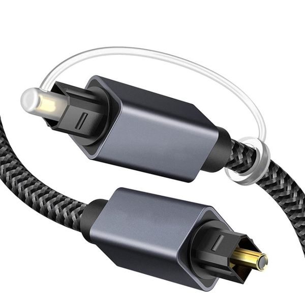 2m Digital Optical Audio Output/Input Cable Compatible With SPDIF5.1/7.1