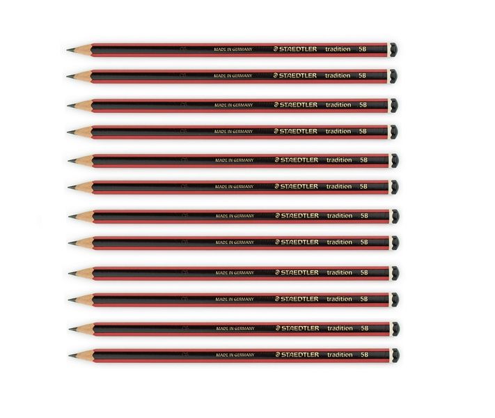 STAEDTLER Tradition 5B - 110 Pencil Box of 12