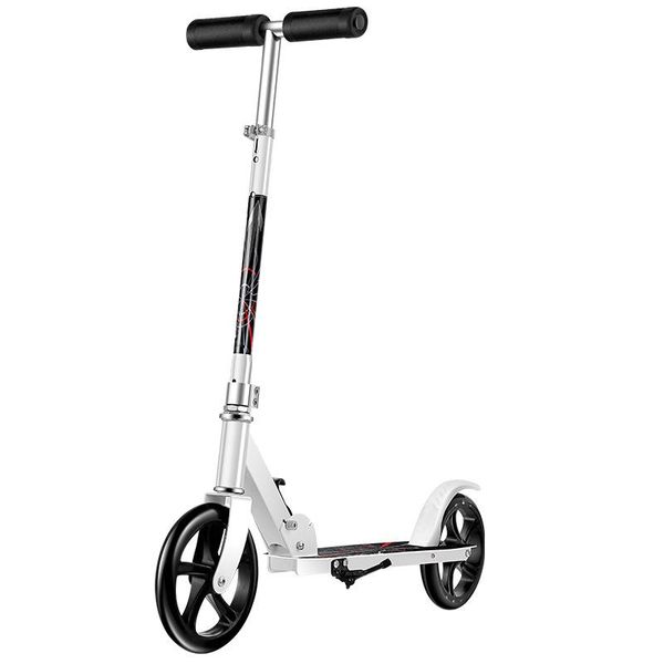 Adult &amp; Youth Folding 2-Wheeled Commuter Scooter With Adjustable Handlebars
