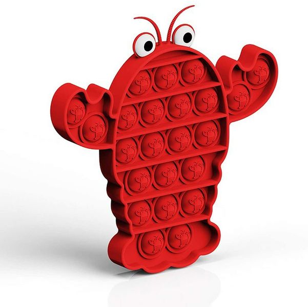 Crayfish Pop and Push Bubble Fidget Sensory Toy
