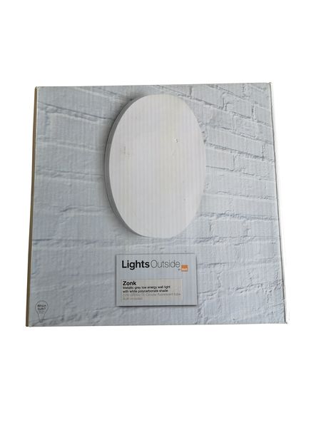 Zonk Outdoor Outside Energy Saving Wall Light Lamp Shade for Garden Patio