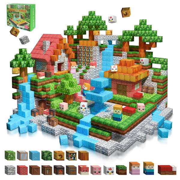 DIY Little Bee Building Magnetic Building Blocks Set