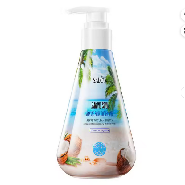 SADOER Baking Soda Toothpaste - Coconut Milk Fragrance