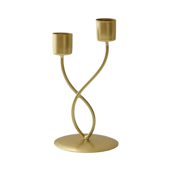 Stainless Steel Candle Holder - Gold