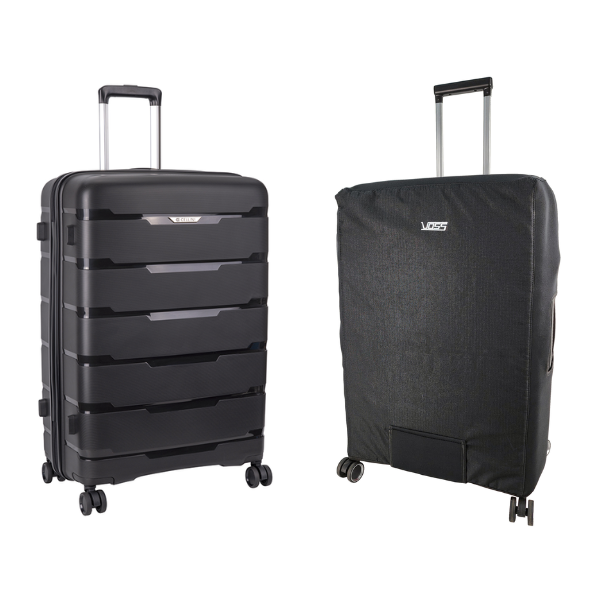Cellini Rapido Medium 4 Wheel Trolley + Voss Luggage Cover