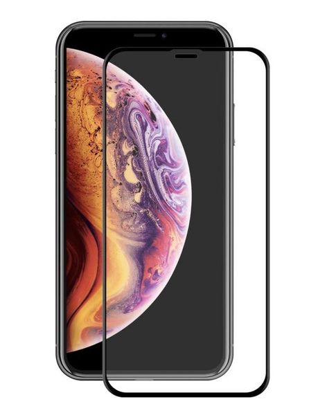 Tempered Glass Screen Protector for iPhone XR Black - Pack of 10