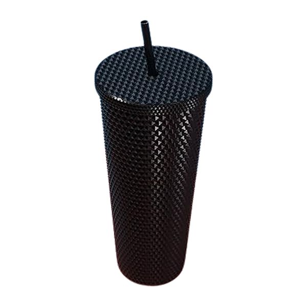 Studded Double Wall Tumbler - Black