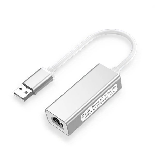 USB 2.0 100Mbps Ethernet Hub - Plug-and-Play Wired Network Adapter