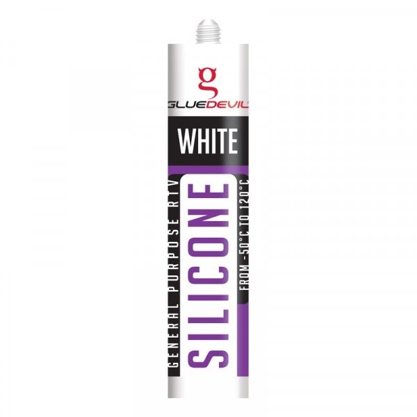 Bulk Pack 2 x GlueDevil Silicone Gd7 - 260ml - White