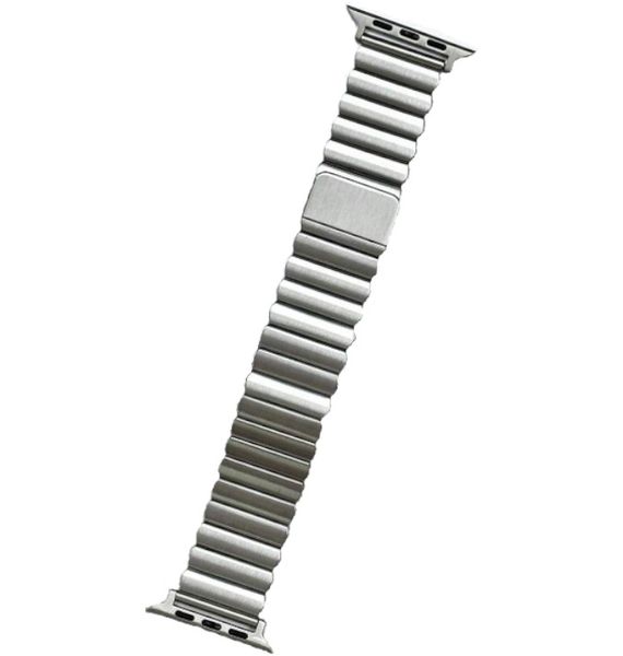 Stainless Steel Apple Watch Band Compatible With Series 10 - Silver